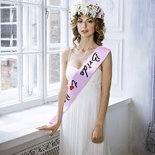 12 Piece Blank Satin Sashes for Graduation and Parties Pink