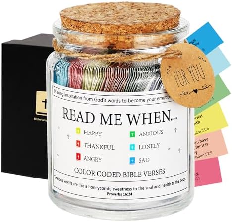 Bible Verse Jar - Reusable Prayer Cards