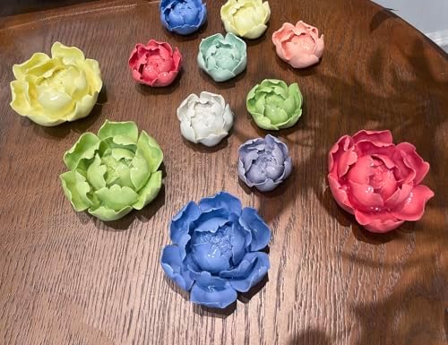 AMERRY Peony Flower Bud Ceramic Wall Sculpture