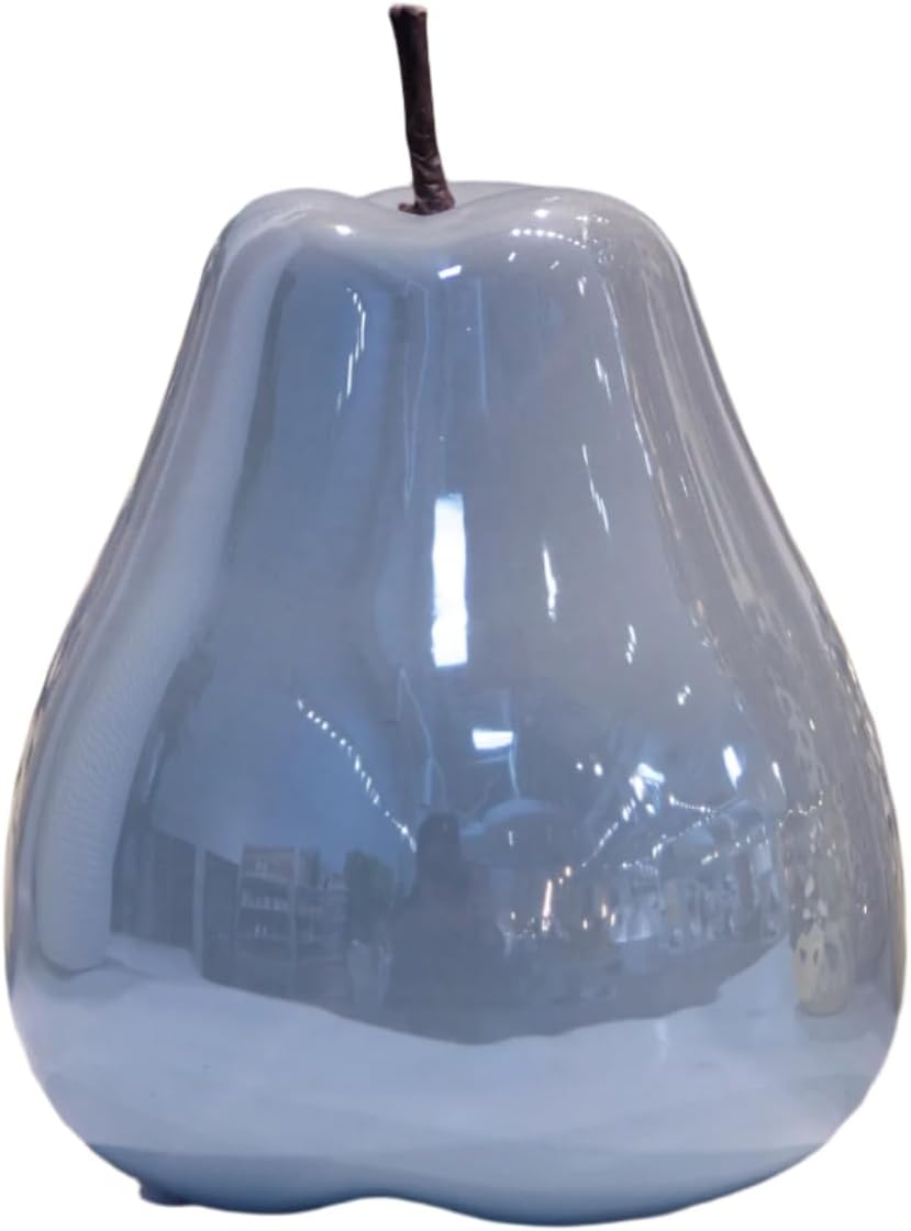 Urban Trends Ceramic Pear Figurine Blue