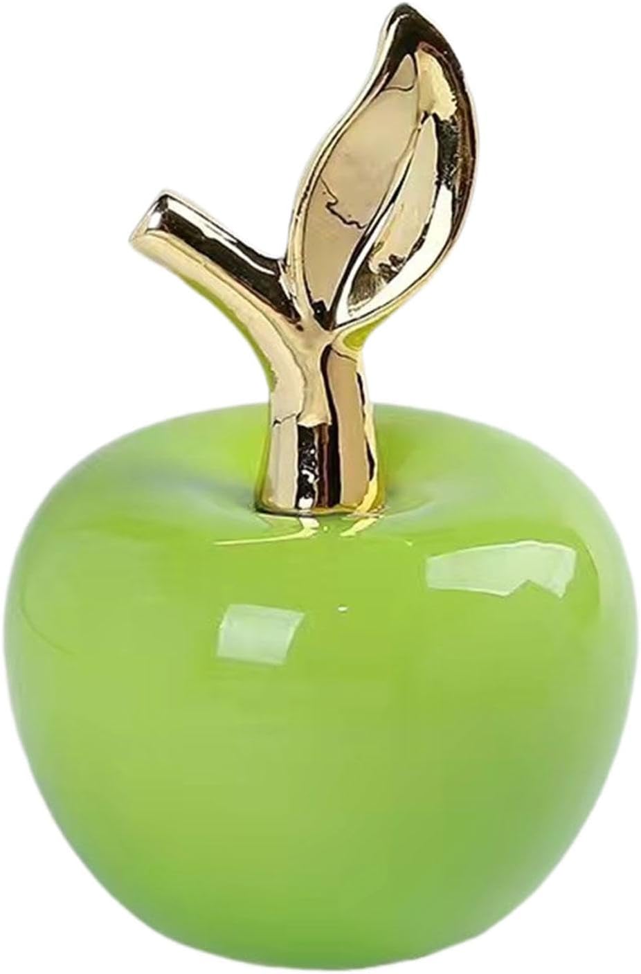 MagiDeal Ceramic Apples Statue Modern Home Decor