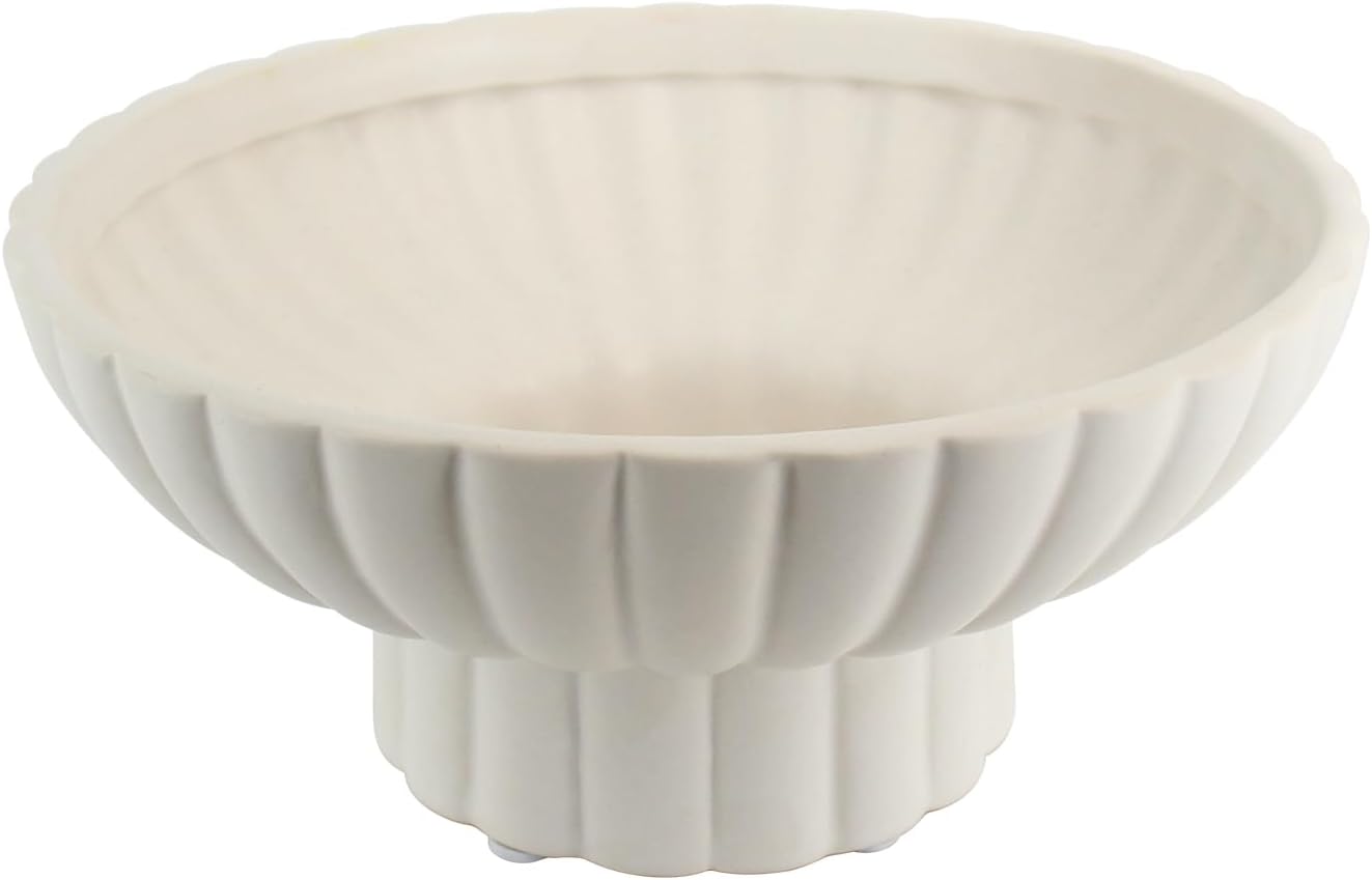 ALIWINER 8 Inch Ceramic Decorative Fruit Bowl