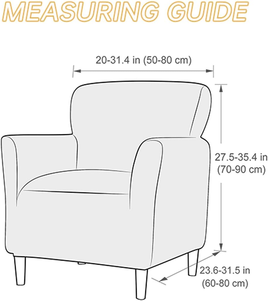 Stretch Chair Covers with Arms for Living Room and Kids