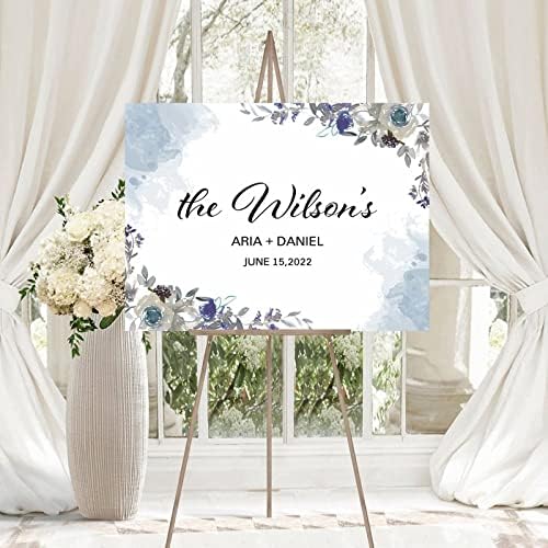 Alioyoit Custom Wedding Welcome Sign 12x16 Inch