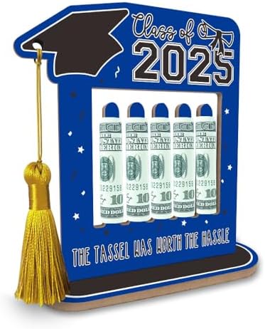 2025 Graduation Gift Money Holder Frame Blue