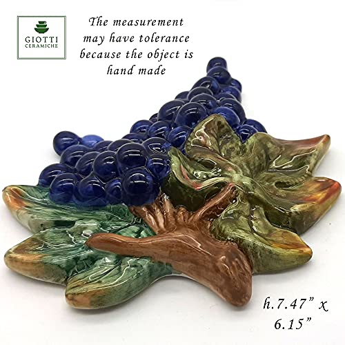 Handmade Italian Ceramic Fruits Wall Decor
