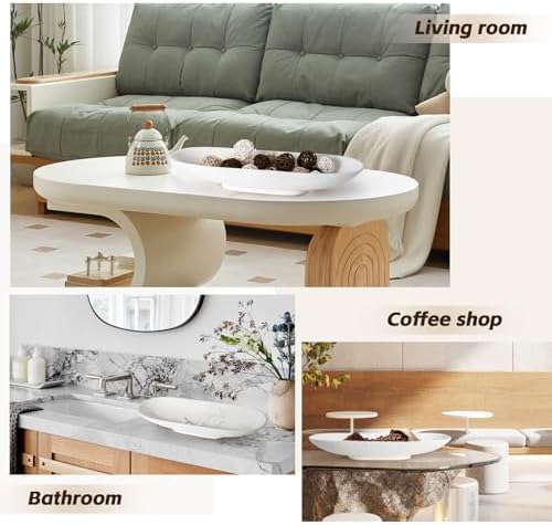 Large Decorative Long Bowl for Home Decor