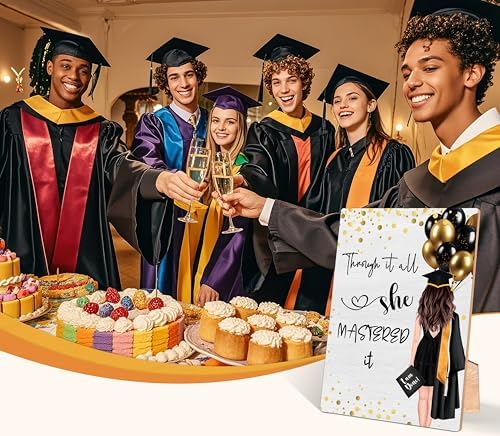 Graduation Wooden Sign with Stand for Her