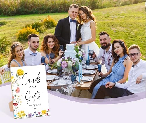 Wooden Tabletop Wedding Sign with Stand Pack of 1