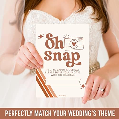 Hadley Designs 9 Retro Wedding Signs Set