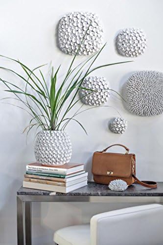 Hosleys Nimbus White Orb Wall Decor 425 Inch