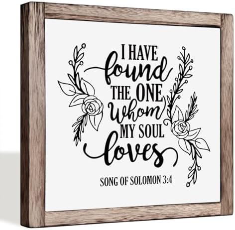 Biblical Love Scripture Wall Decor Christian Wedding Gift