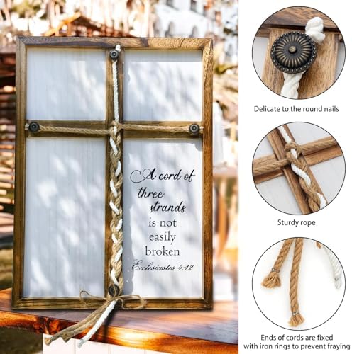 Three Strands Cord Wedding Unity Sign 16x22in
