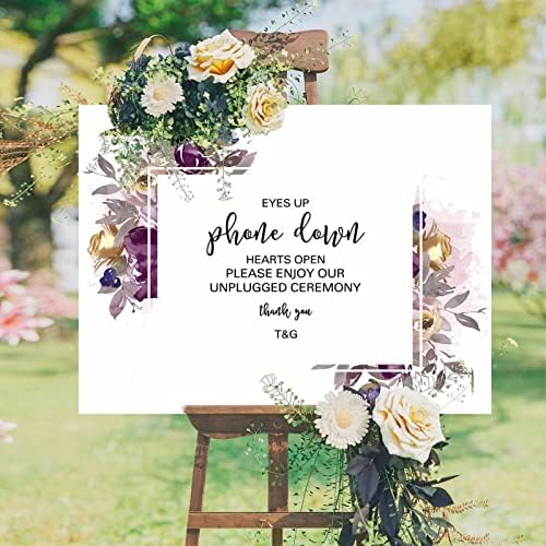 Alioyoit Personalized Wedding Welcome Sign