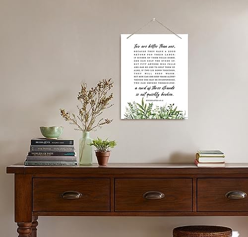 Inspirational Wall Decor Sign with Scripture Quote