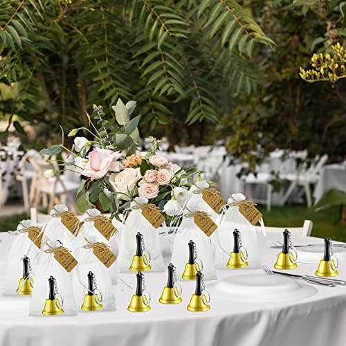 Lounsweer Wedding Kissing Bell Set 48 Pieces Gold