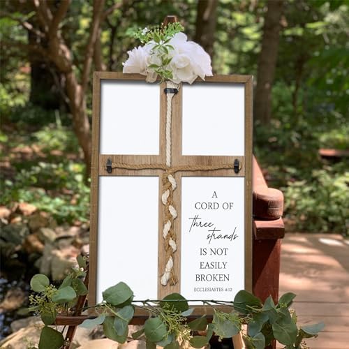 Surfapans Three Strand Unity Cross Wedding Sign