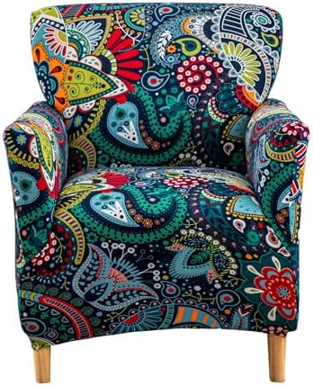 CRFATOP Stretch Armchair Covers with Flower Print
