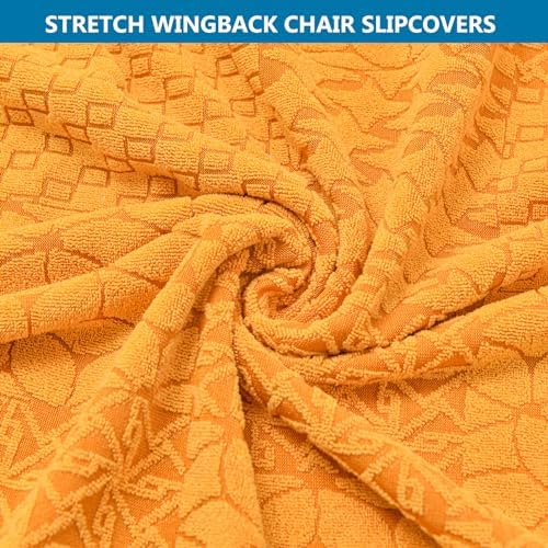 HZDHCLH Wingback Chair Slipcovers 2 Piece