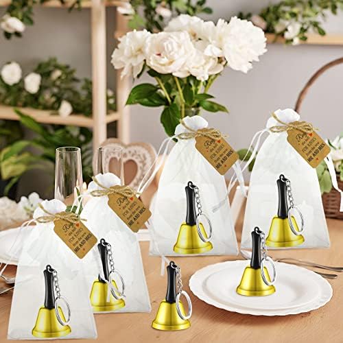 Lounsweer Wedding Kissing Bell Set 48 Pieces Gold