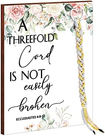 Yookeer 3 Strand Wedding Unity Sign with Frame