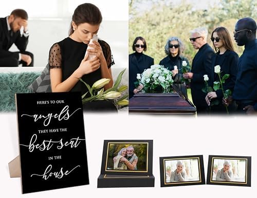 11 Pcs Memorial Table Sign for Wedding with 10 Paper Frames