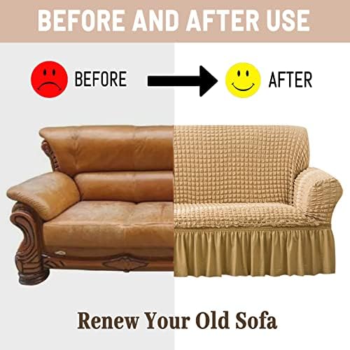 Jeloris Stretch Armchair Slipcover with Skirt