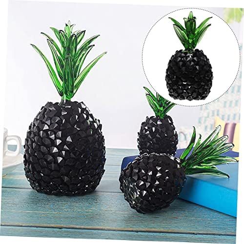 Decorative Pineapple Statue Artificial Glass Wall Art for Home