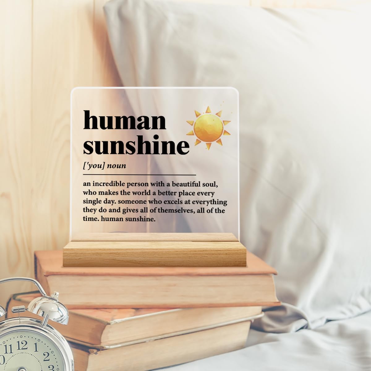 Human Sunshine Motivational Gift for Women Men