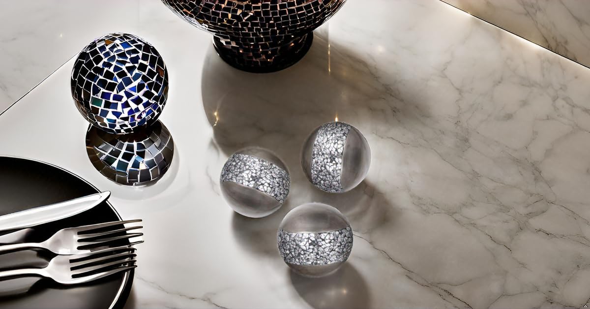 Creative Scents Schonwerk Silver Decorative Balls Set of 3