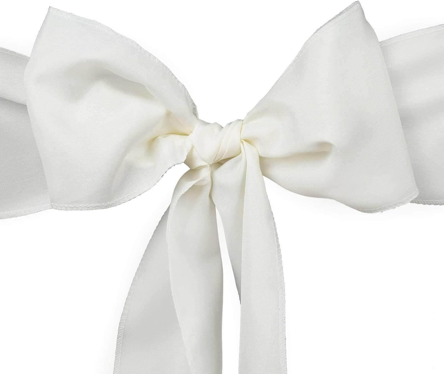 Efavormart 5PCS Ivory Chair Sashes for Wedding Events