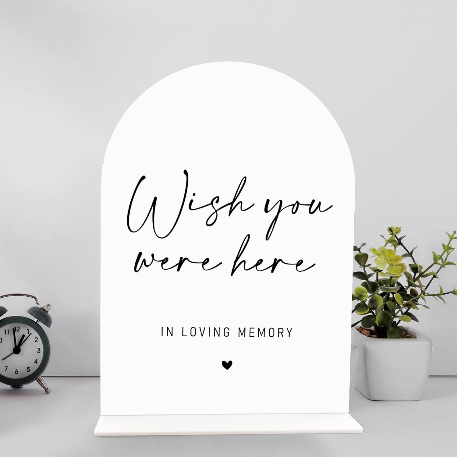 In Loving Memory Wedding Sign Acrylic 65 x 9 Inch