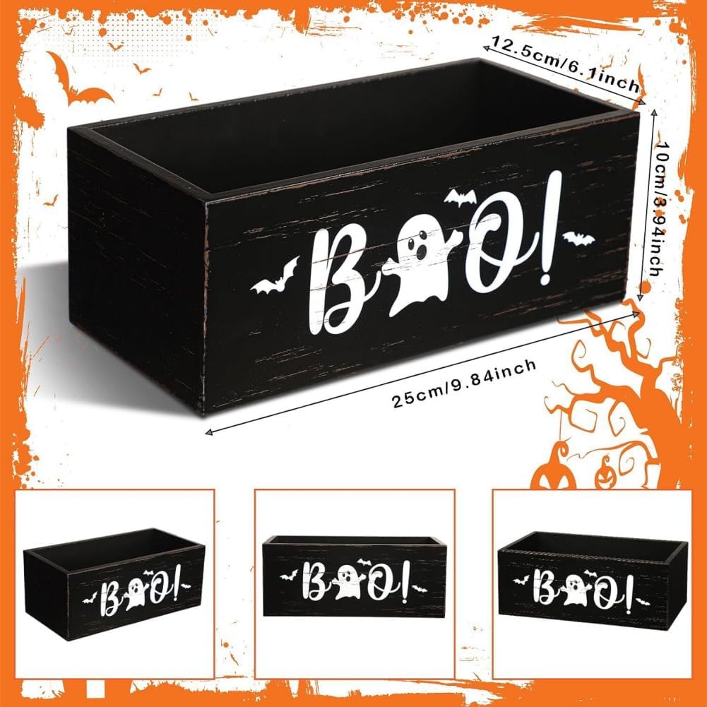 Ochine Halloween Candy Bowls with Ghost Design