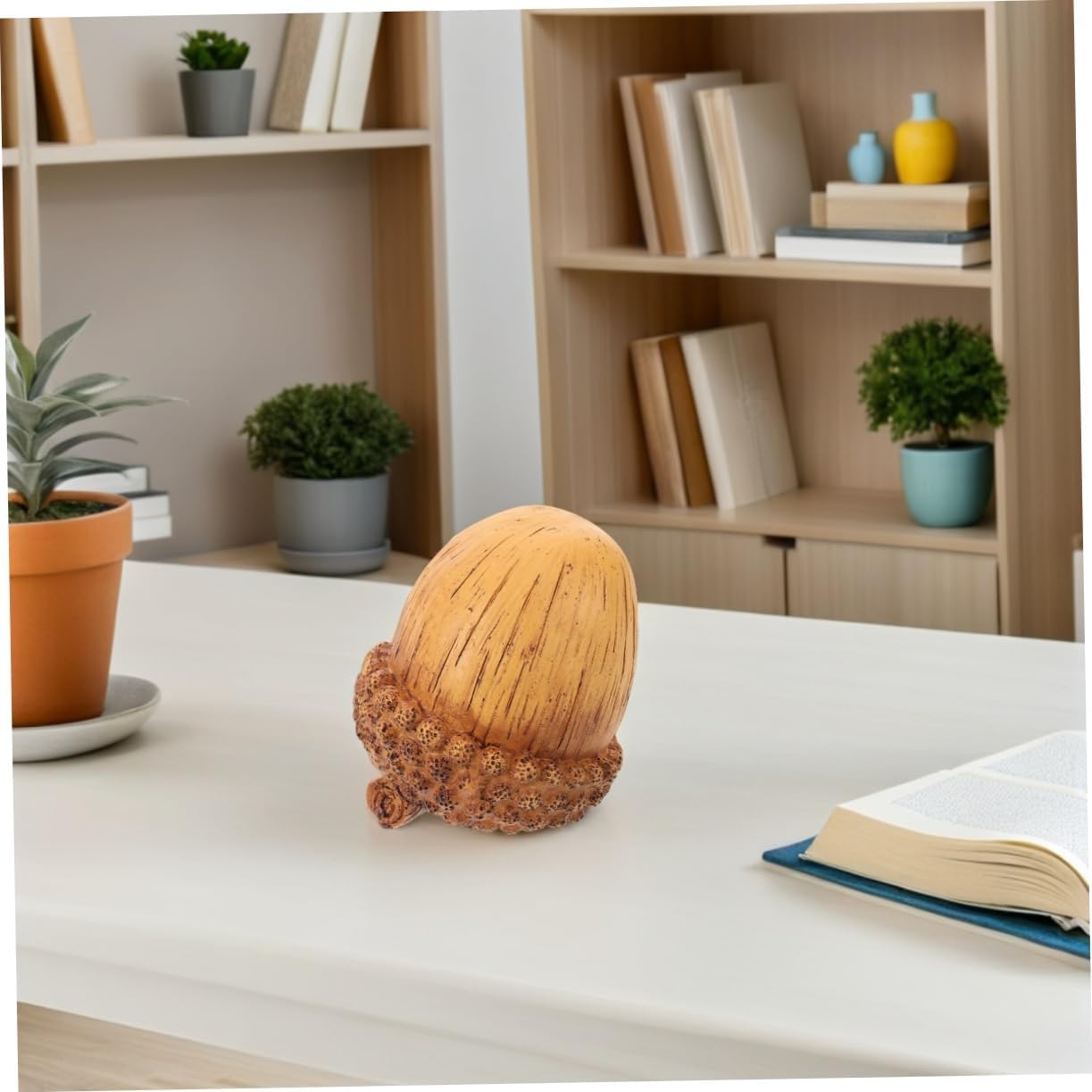 Artificial Acorn Figurines Durable Resin Fall Decor