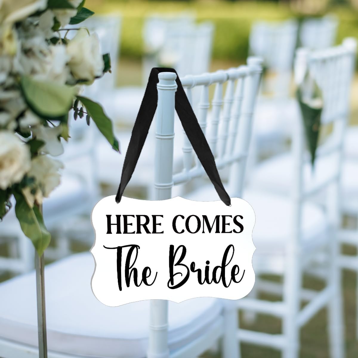 Acrylic Wedding Sign for Rustic Decorations and Events