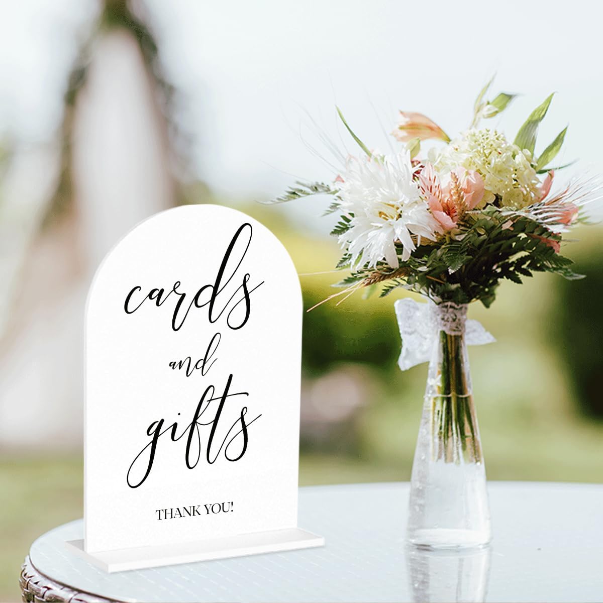 Wedding Acrylic Sign for Reception and Ceremony