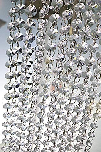 Crystal Acrylic Diamond Bead Garland Strands 16 Feet KinHom