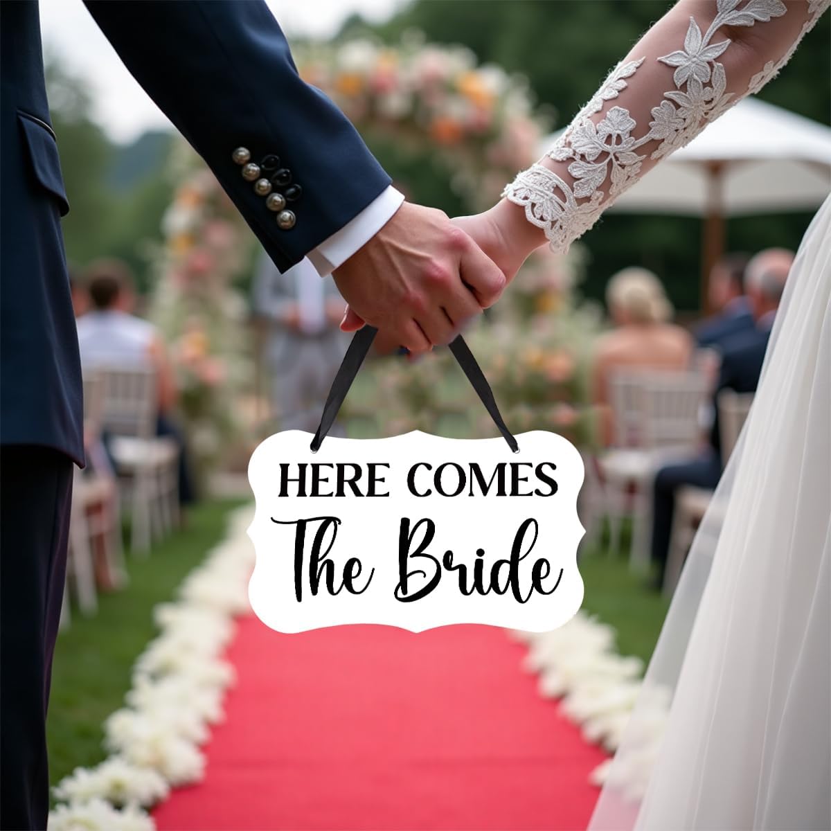 Acrylic Wedding Sign for Rustic Decorations and Events