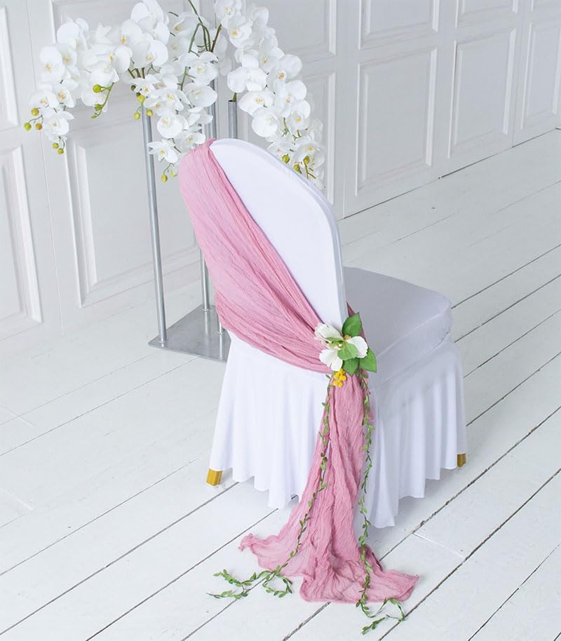 100pcs White Pleated Skirt Spandex Chair Covers for Wedding and Banquet Events