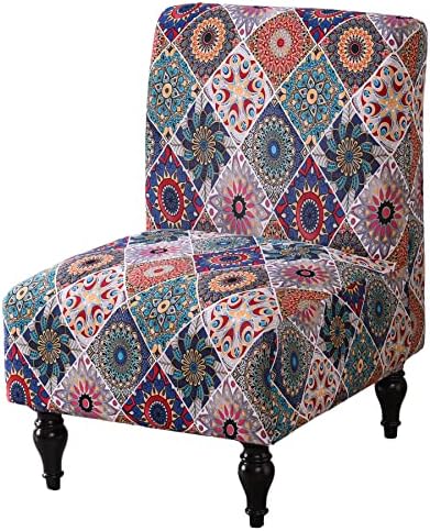 Armless Accent Chair Cover Slipcover for Living Room Hotel