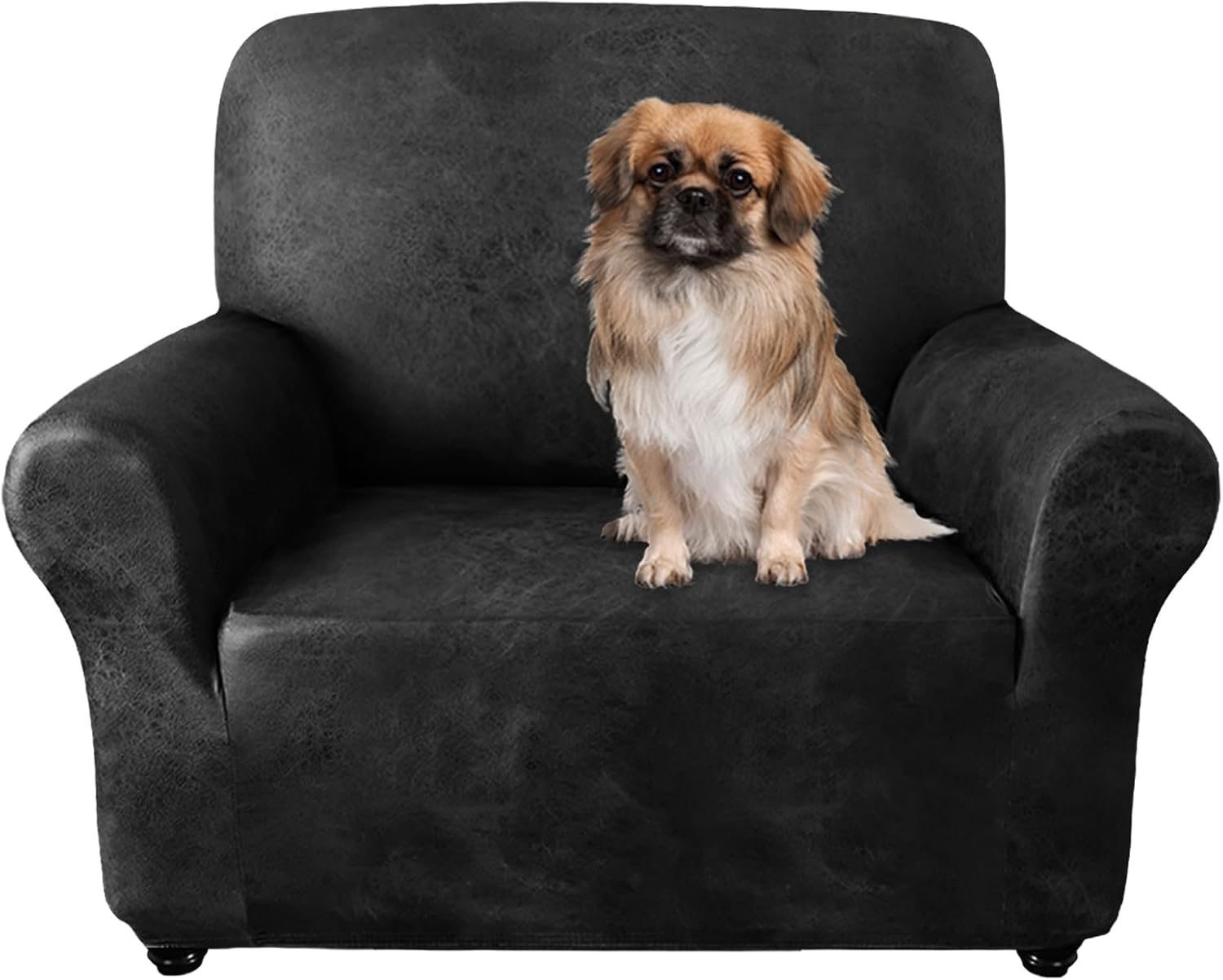 Sofa Chair Cover for Dogs Cats Kids Dark Gray
