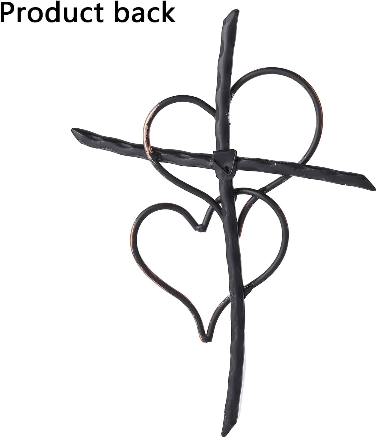 Heart Metal Wall Crosses Decor Living Room Bedroom Wedding