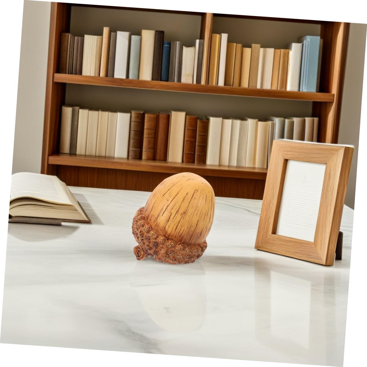 Artificial Acorn Figurines Durable Resin Fall Decor
