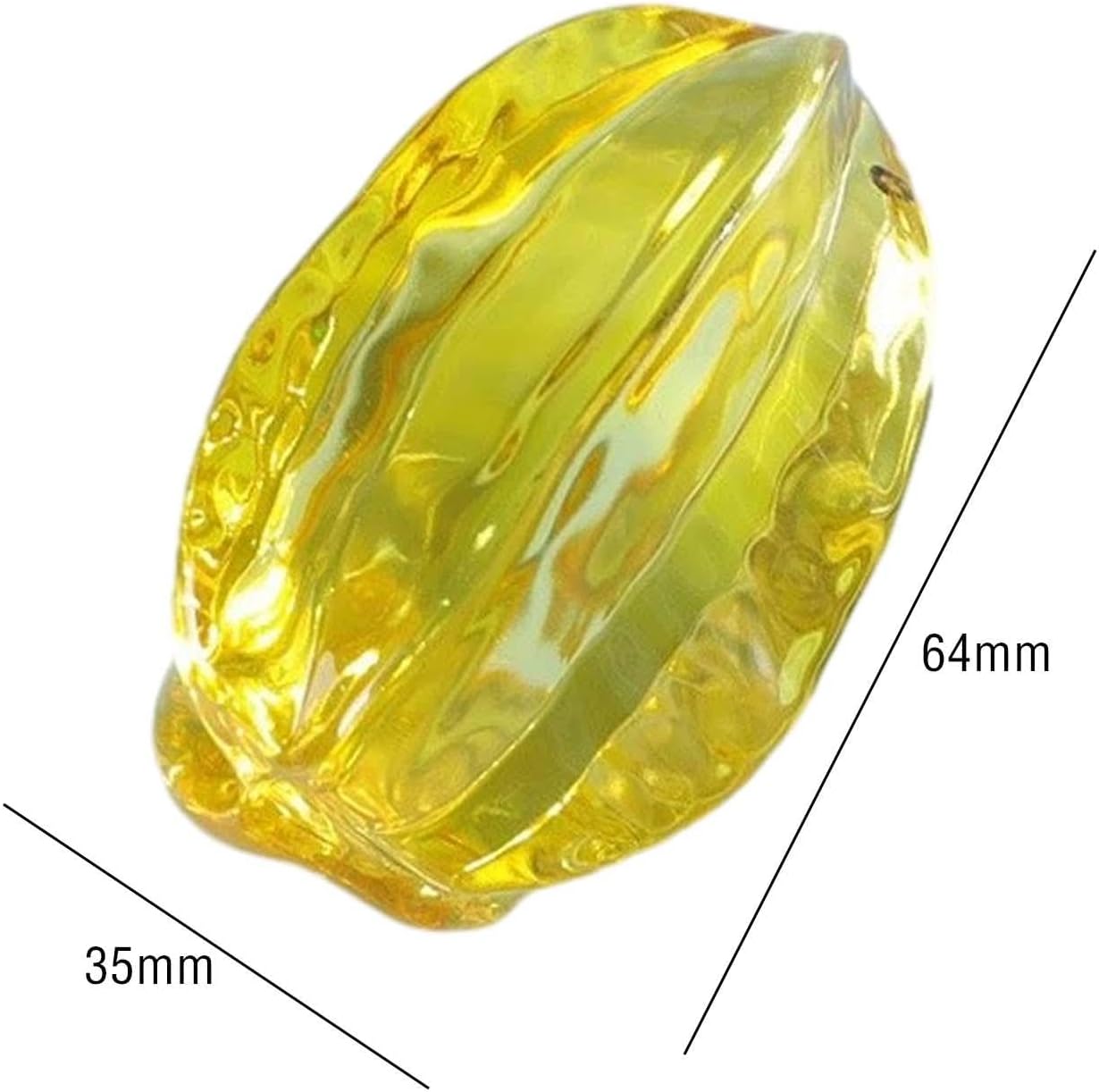 Artificial Fruit Glass Figurine for Home Decor