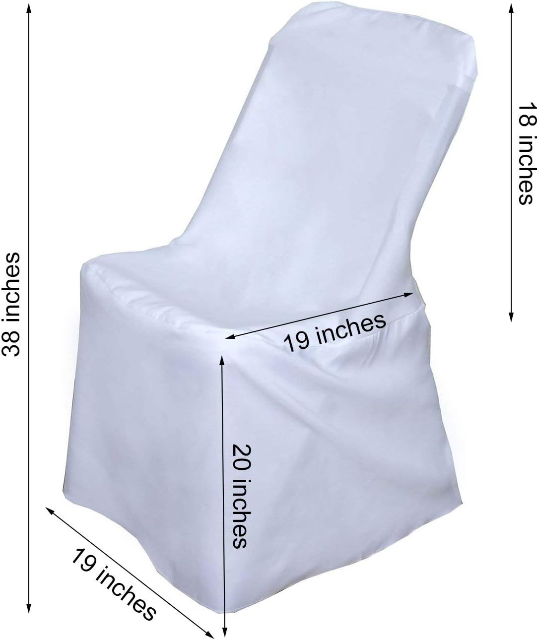 Balsa Circle Lifetime Folding Chair Covers 6 Pcs Ivory