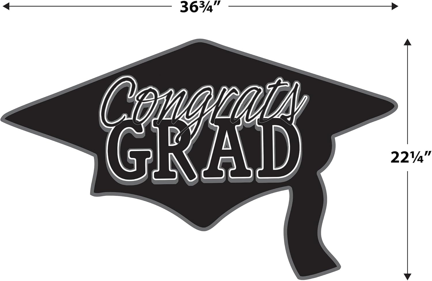 Beistle Congrats Grad Cutouts 2 Count Large