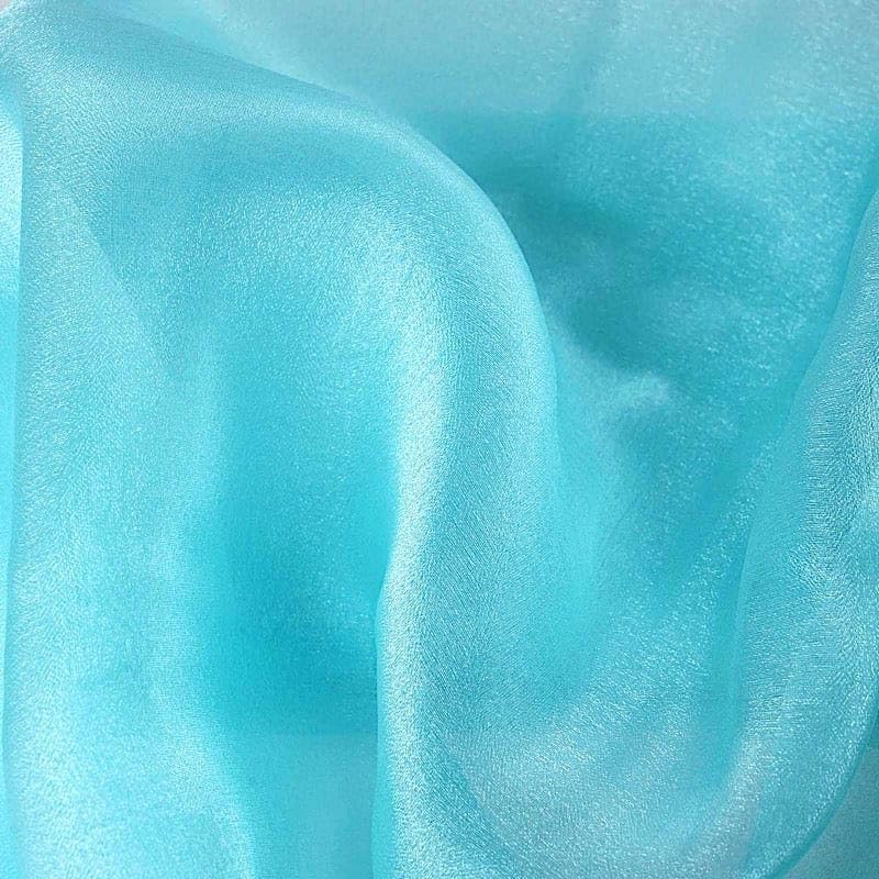 Balsa Circle 10 Turquoise Curly Chiffon Chair Sashes