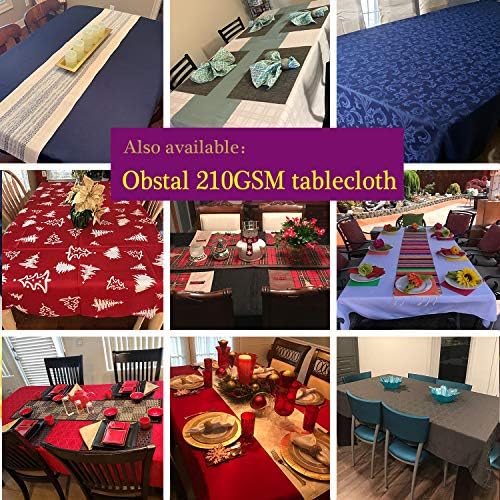 Obstal 10 pcs Satin Chair Sashes Bows for Wedding Reception