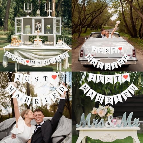 Mr and Mrs Wooden Wedding Sign Decorations