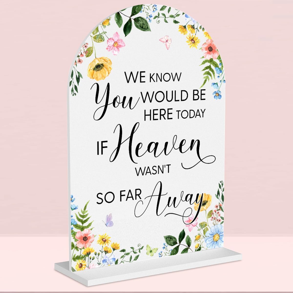 Wedding Memorial Sign with Gold Decor